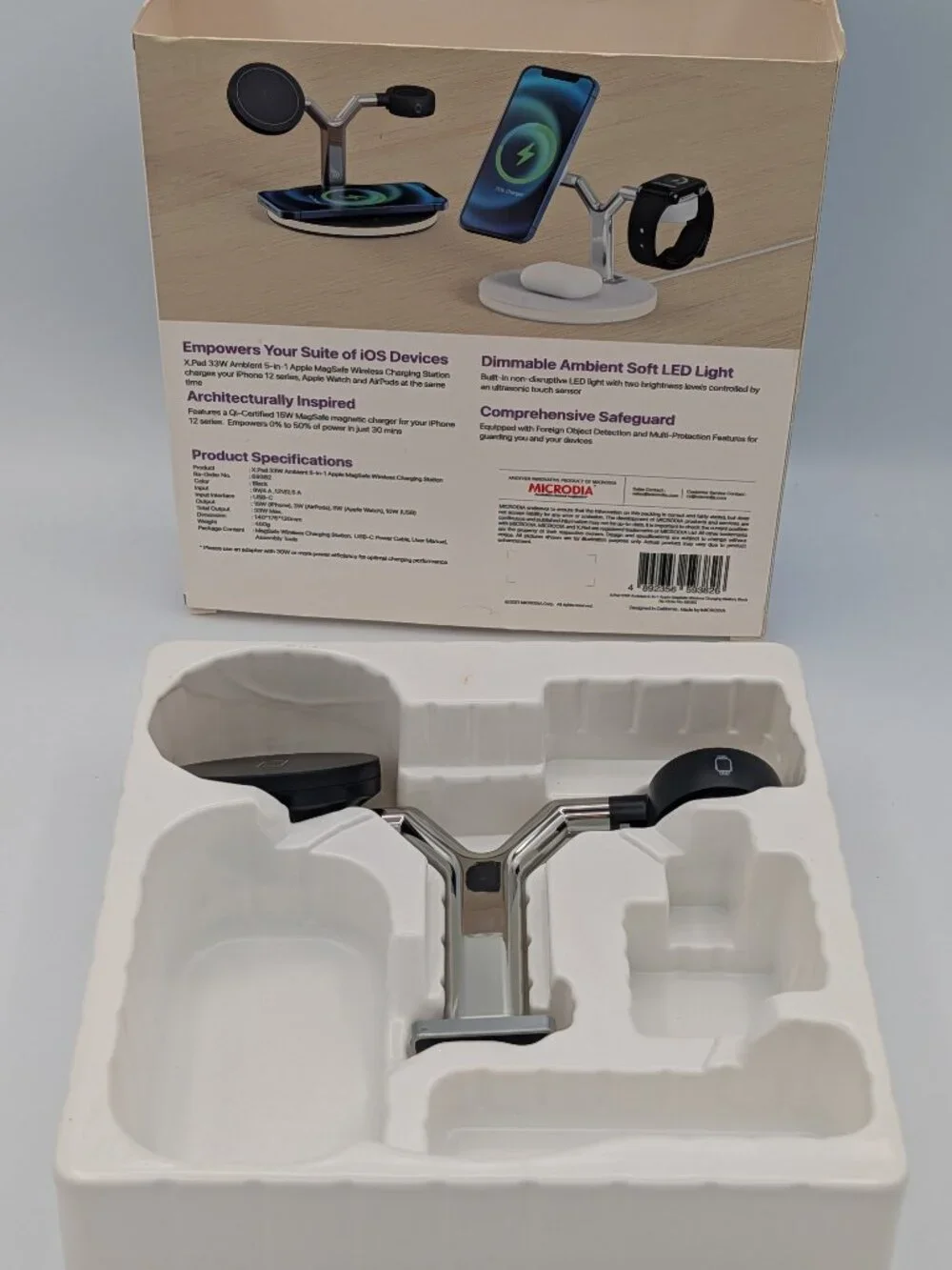 Replacement Arm Charger Part Microdia X.PAD 33W MagSafe Charging Station
